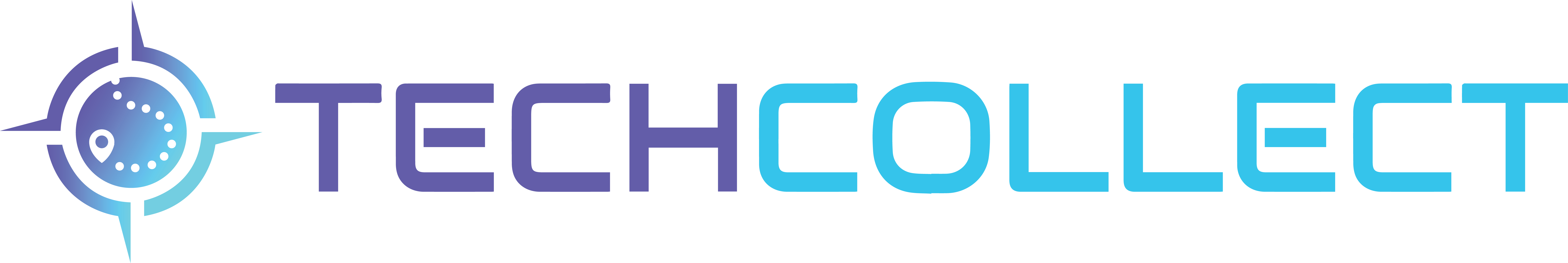 TechCollect_Purple-Aqua_Full Logo